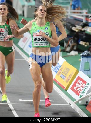 Anita HORVAT von Slowenien 800m Women Semi-Final während der European Athletics Indoor Championships 2023 am 4 2023. März in der Atakoy Arena in Istanbul, Türkei - Photo Laurent Lairys / DPPI Stockfoto