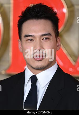 London, Großbritannien. 23. März 2023. 23. März 2023, London, Großbritannien. Jason Wong kommt zur britischen Premiere von Dungeons & Dragons: Honour Better Thieves, Cineworld Leicester Square, London. Kredit: Doug Peters/Alamy Live News Stockfoto