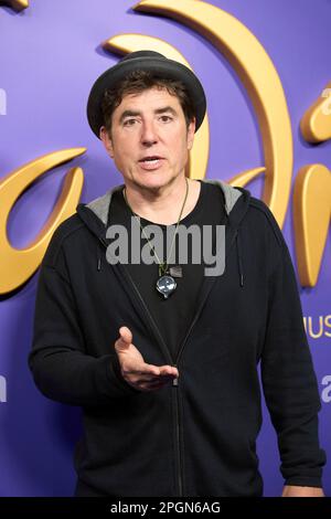 23. März 2023, Madrid, Spanien: Manel Fuentes nimmt am 23. März 2023 im Coliseum Theatre in Madrid, Spanien an der musikalischen Premiere „Aladdin“ Teil (Kreditbild: © Jack Abuin/ZUMA Press Wire), NUR REDAKTIONELLER GEBRAUCH! Nicht für den kommerziellen GEBRAUCH! Stockfoto