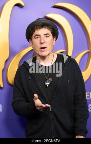 23. März 2023, Madrid, Spanien: Manel Fuentes nimmt am 23. März 2023 im Coliseum Theatre in Madrid, Spanien an der musikalischen Premiere „Aladdin“ Teil (Kreditbild: © Jack Abuin/ZUMA Press Wire), NUR REDAKTIONELLER GEBRAUCH! Nicht für den kommerziellen GEBRAUCH! Stockfoto