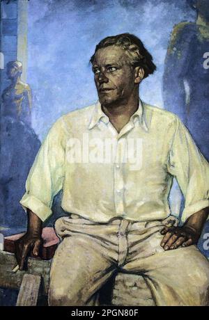 Erler Fritz - Professor Josef Thorak - Deutsche Schule - 19. Jahrhundert - Erler Fritz - Professor Josef Thorak - Deutsche Schule - 19. Jahrhundert Stockfoto