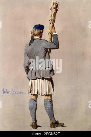 Haag Carl - John Brown - Deutsche Schule - 19. Jahrhundert - Haag Carl - John Brown - Deutsche Schule - 19. Jahrhundert Stockfoto