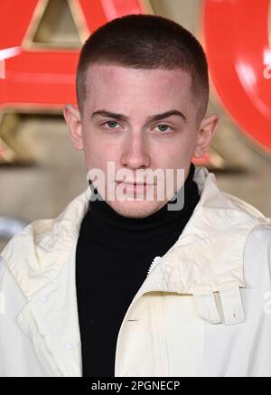 London, Großbritannien. 23. März 2023. 23. März 2023, London, Großbritannien. ArrDee kommt auf der britischen Premiere von Dungeons & Dragons: Honour Better Thieves, Cineworld Leicester Square, London. Kredit: Doug Peters/Alamy Live News Stockfoto