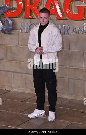 London, Großbritannien. 23. März 2023. ArrDee bei der britischen Premiere von Dungeons & Dragons, Honour Better Thieves am Cineworld Leicester Square, London. Kredit: Nils Jorgensen/Alamy Live News Stockfoto