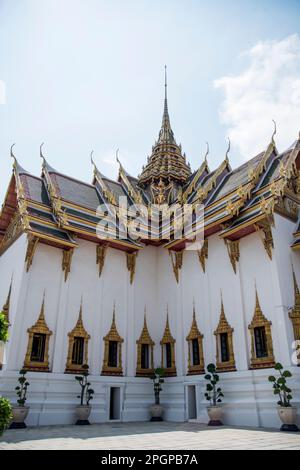 Dusit Maha Prasat Hall in der Gegend von Wat Phra Kaew, oder Tempel des Emeral Buddha, Bangkok Stockfoto