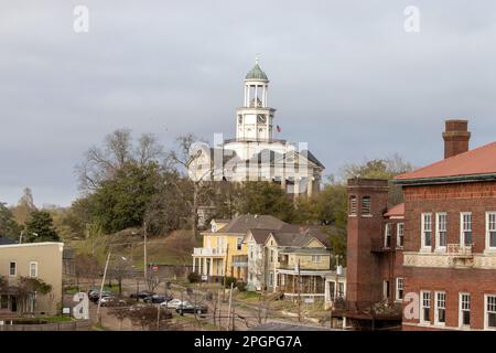 Old Vicksburg Mississippi Courthouse Museum Stockfoto