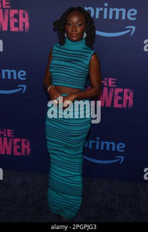 New York, New York, USA. 23. März 2023. Heather Agyepong bei der Ankunft für DIE POWER Series Premiere, DGA New York Theater, New York, NY, 23. März 2023. Kredit: Manoli Figetakis/Everett Collection/Alamy Live News Stockfoto