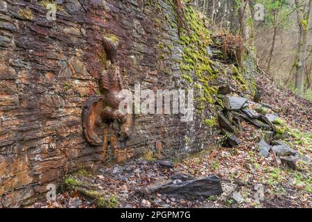 Natürliches Mineralwasser Alexisbad Harz Stockfoto