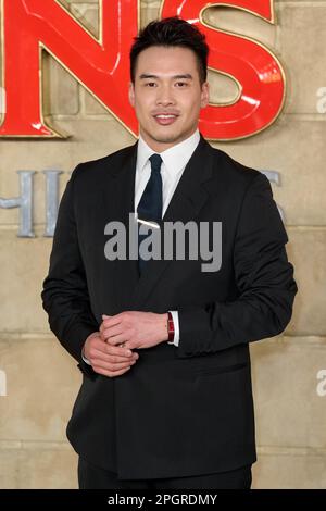 London, Vereinigtes Königreich 23. März, 2023. Jason Wong wurde auf der britischen Premiere von Dungeons & Dragons: Honour among Thieves am Cineworld Leicester Square fotografiert. Kredit: Alan D West/Alamy Live News Stockfoto