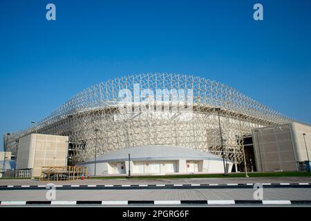 Doha, Katar - 6. Oktober 2022: Ahmad Bin Ali Stadion Stockfoto