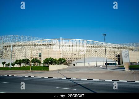 Doha, Katar - 6. Oktober 2022: Ahmad Bin Ali Stadion Stockfoto