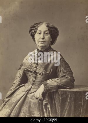 George Sand etwa 1865 von Nadar Stockfoto