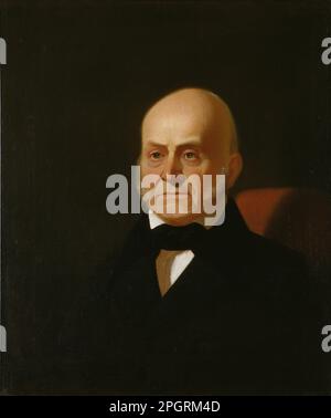 John Quincy Adams c. 1850, aus einem Original aus dem Jahr 1844 von George Caleb Bingham Stockfoto