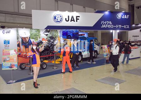Tokio, Japan. 24. März 2023. Japan Automobile Federation (JAF), 24. März 2023 - Tokyo Motorcycle Show 50. Jubiläum im Tokyo Big Sight in Tokio, Japan. Kredit: Michael Steinebach/AFLO/Alamy Live News Stockfoto