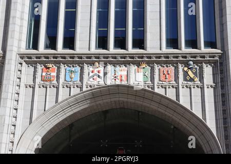 Marischal College in Aberdeen Stockfoto