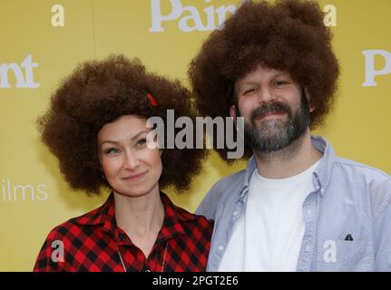 Los Angeles, Ca. 23. März 2023. Chloe Rice, Alex Pardee bei DER LA Premiere of Paint at the Theatre at Ace Hotel Downtown in Los Angeles, Kalifornien, am 23. März 2023. Kredit: Faye Sadou/Media Punch/Alamy Live News Stockfoto