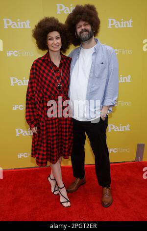 Los Angeles, Ca. 23. März 2023. Chloe Rice, Alex Pardee bei DER LA Premiere of Paint at the Theatre at Ace Hotel Downtown in Los Angeles, Kalifornien, am 23. März 2023. Kredit: Faye Sadou/Media Punch/Alamy Live News Stockfoto