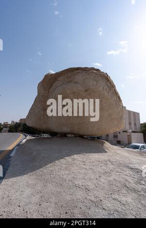 Schwimmender Felsen in Al Hasa, Al Hofuf Saudi-Arabien Stockfoto