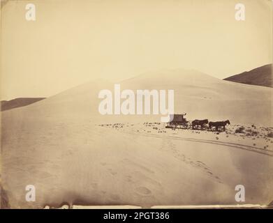 Desert Sand Hills bei Sink of Carson, Nevada 1867 von Timothy H. O'Sullivan Stockfoto