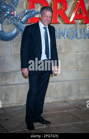 London, Großbritannien. 23. März 2023. Hugh Grant besucht die britische Premiere von Dungeons & Dragons - Honour Better Thieves am Cineworld Leicester Square. (Foto: Loredana Sangiuliano/SOPA Images/Sipa USA) Guthaben: SIPA USA/Alamy Live News Stockfoto