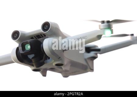 DJI Mini 3 Pro Drohne Bild von Antony Thompson - Thousand Word Media, KEIN VERKAUF, KEINE SYNDICATION. Weitere Informationen erhalten Sie von Mob: 07775556610 Web: w Stockfoto