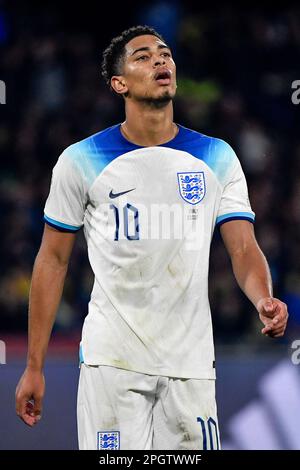 Jude Bellingham aus England während des Fußballspiels der UEFA EURO2024 European Championship Qualification Group C zwischen Italien und England bei Diego Arma Stockfoto