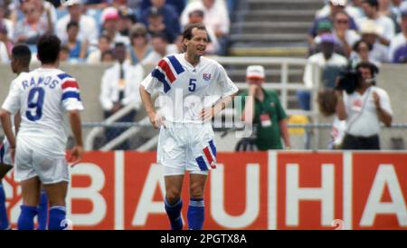 Vereinigte Staaten. 24. März 2023. firo, 06/13/1993 Bild archivieren, Foto archivieren, archivieren, Fotos archivieren Fußball, Fußball, US-CUP, Cup, in, USA - Deutschland 3:4 Dollar Guthaben: dpa/Alamy Live News Stockfoto