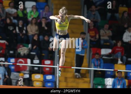 Michaela MEIJER aus Schweden – Pole Vault Women Final anlässlich der European Athletics Indoor Championships 2023 am 4 2023. März in der Atakoy Arena in Istanbul, Türkei – Photo Laurent Lairys/DPPI Stockfoto