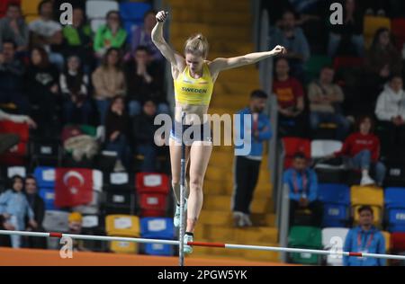 Michaela MEIJER aus Schweden – Pole Vault Women Final anlässlich der European Athletics Indoor Championships 2023 am 4 2023. März in der Atakoy Arena in Istanbul, Türkei – Photo Laurent Lairys/DPPI Stockfoto