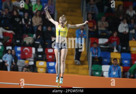 Michaela MEIJER aus Schweden – Pole Vault Women Final anlässlich der European Athletics Indoor Championships 2023 am 4 2023. März in der Atakoy Arena in Istanbul, Türkei – Photo Laurent Lairys/DPPI Stockfoto