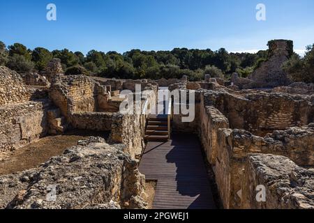 Römische Villa Von Els Munts, Spanien Stockfoto