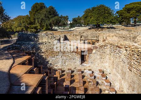 Römische Villa Von Els Munts, Spanien Stockfoto