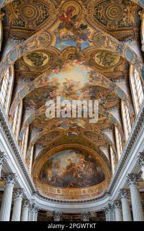 Die königliche Kapelle des Schlosses von Versailles renoviert Stockfoto