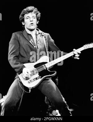 Bruce Springsteen im Civic Center, Providence, Rhode Island, USA, August 26, 1978. Stockfoto