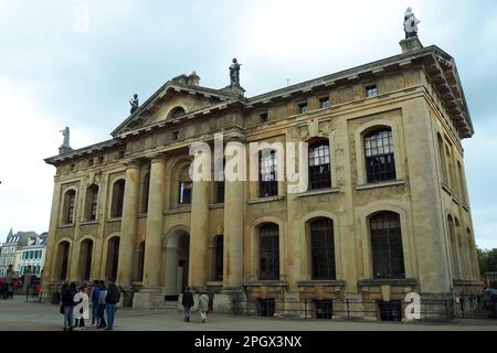 Clarendon Building, Office Building, University of Oxford, Anglia, Vereinigtes Königreich Europa Stockfoto