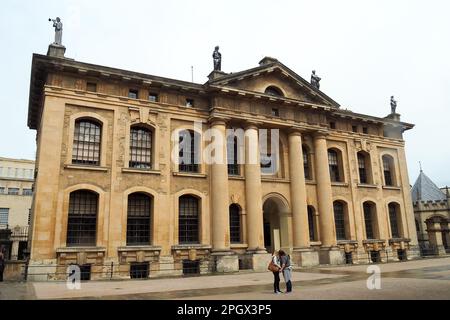 Clarendon Building, Office Building, University of Oxford, Anglia, Vereinigtes Königreich Europa Stockfoto