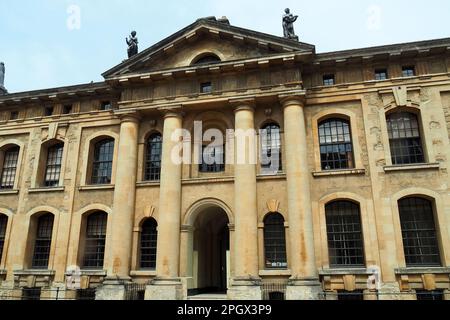 Clarendon Building, Office Building, University of Oxford, Anglia, Vereinigtes Königreich Europa Stockfoto