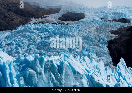 Blick auf den Upsala-Gletscher, Provinz Santa Cruz, Argentinien. Stockfoto