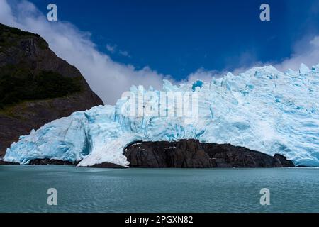 Blick auf den Upsala-Gletscher, Provinz Santa Cruz, Argentinien. Stockfoto