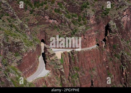 Gorges du Daluis, Provence, Frankreich Stockfoto