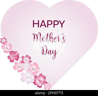 Sanfter Hintergrund, Grüße, Karte mit Muttertag, Frauentag, alles gute zum Geburtstag. Mit Platz für Text. Stock Vektor