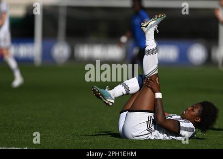 Beerensteyn Lineth von Juventus Women und Bonanza Barbara von Inter Women während des Fußballspiels der Serie A zwischen Inter Women und Juventus Women am 25. März 2023 im Breda-Stadion in Sesto San Giovanni, Italien. Foto: Tiziano Ballabio Stockfoto