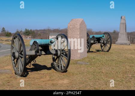 Gettysburg National Military Park in Gettysburg, USA Stockfoto