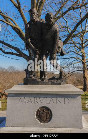 Gettysburg National Military Park in Gettysburg, USA Stockfoto