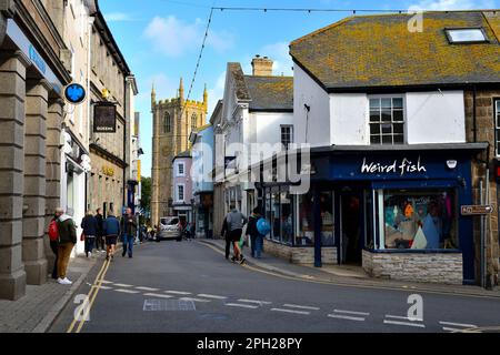 Sonniges St. Ives im Oktober Stockfoto