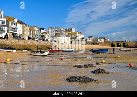 Sonniges St. Ives im Oktober Stockfoto