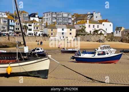 Sonniges St. Ives im Oktober Stockfoto