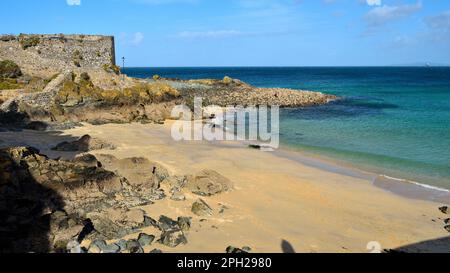 Sonniges St. Ives im Oktober Stockfoto