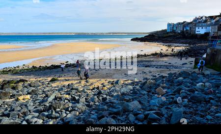 Sonniges St. Ives im Oktober Stockfoto