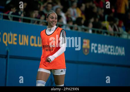 Sant Joan Despí, Spanien, 25. März 2023. Spanische Liga F: FC Barcelona gegen Real Madrid CF. (22) Athenea Credit: Joan G/Alamy Live News Stockfoto